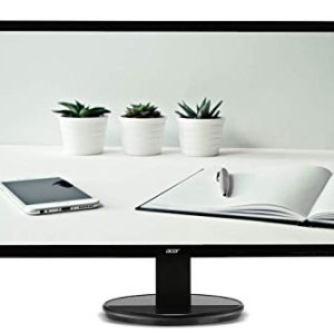 Acer LED Backlit Computer LCD Monitor with VGA and HDMI Ports – K202HQL (Black, 1366 x 768 Pixels, 49.39 cm)