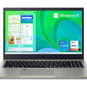 Acer Aspire Vero AV15-51-5155 Green PC | 15.6″ FHD IPS 100% sRGB Display | 11th Gen Intel Core i5-1155G7 | Intel Iris Xe Graphics | 8GB DDR4 | 256GB SSD | Wi-Fi 6 | PCR Materials | Windows 11 Home
