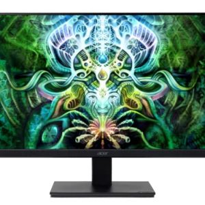 Acer V227Q 21.5 Inch Full HD IPS Zero Frame Monitor I Adaptive Sync I 250 Nits Brigtness I Eye Care I TCO & Energy Star Certified I 1 X HDMI 1X VGA with VGA Cable I Stereo Speakers (Black)