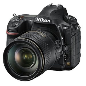 Nikon D850 45.7MP Digital SLR Camera (Black) with AF-S Nikkor 24-120mm F/4G ED VR Lens and 64GB Memory Card
