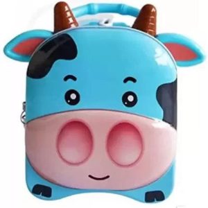 Darya Deal Cow Money Saving Tin Coin Bank with Lock and Key – Birthday Return for Boys & Girls, Money Bank, Coin Box for Kids, Metal Coin Box for Kids
