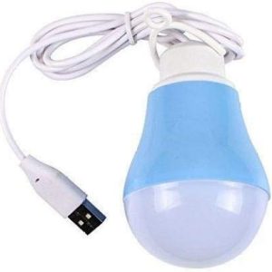 Gadget Deals 5W Portable Mini (90% Energy Saving with Hanger, Colors May Vary) (90% Energy Saving with Hanger, Colors May Vary) USB Wired Bulb USB Light for Power Bank,Laptop,pc