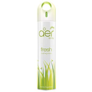 Godrej aer Spray | Room Freshener for Home & Office – Fresh Lush Green (220 ml) | Long-Lasting Fragrance