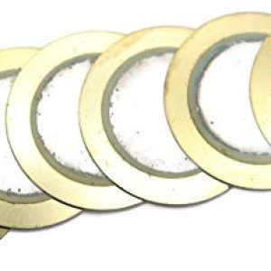 Electronic Spices 27 MM Piezo Ceramic Elements Sounder Sensor Trigger Drum Disc + Wire Copper Piezoelectric Buzzer Copper 27mm – PACK OF 10 (27 MM)