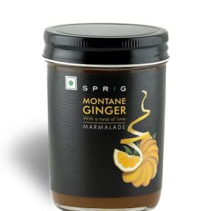 Sprig Ginger Marmalade | Crafted with Montane Ginger and Green Lime | Use as Fruit Spread or Regular Jam | Marmalade for Breakfast Spread, Dessert Topping & Beverages | 290g