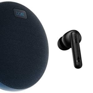 boAt Airdopes 141 True Wireless in Ear Earbuds with mic, 42H Playtime, Beast Mode & Stone 180 5W Bluetooth Speaker with Upto 10 Hours Playback, 1.75″ Driver, IPX7 & TWS Feature(Blue)