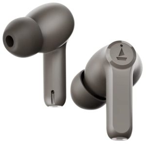 boAt Airdopes 393ANC True Wireless in Ear Earbuds with 32dB Hybrid ANC, Quad Mics with ENx™ Tech, 30 Hours Playback,Beast™ Mode,ASAP™ Charge,Ambient Mode,Bluetooth v5.2 IWP™,IPX5(Darvy’s Grey)