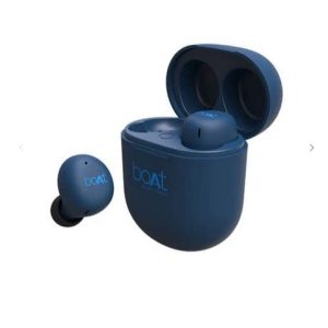 (Renewed) boAt Airdopes 381 With Asap Charge Bluetooth Truly Wireless In Ear Earbuds With Mic (Blue)