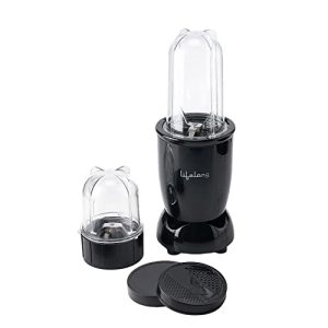 Lifelong Regalia PowerNutri Mixer/Grinder/Blender/Shaker, 2 Stainless Steel Blades,2 Unbreakable Jars, 450 W Powerful Copper Motor (Black, 1 Year warranty, LLNBB001)