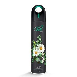 Godrej aer spray, Premium Air Freshener for Home & Office – Relax | Long-Lasting Fragrance (220 ml)