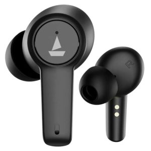 boAt Airdopes 413ANC True Wireless in Ear Earbuds with Active Noise Cancellation, 2 Mics ENx Tech, Signature Sound, Touch Gesture, 20 Hours Playback, ASAP Charge & Ambient Mode(Carbon Black)
