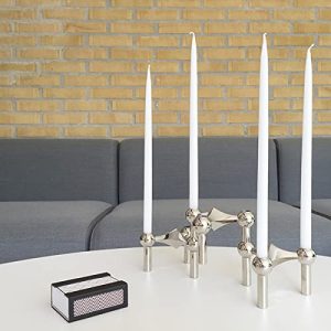 Sunshine ishory Scented Candles Lightning Deals of The Day Big Candles Premium Candle Light Dinner Wax White Birthday candel for Home mombatti Size – 13 inch 12 Candles
