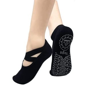 karela MISTIE TECH ZONE Yoga Socks & Colorful Yoga Socks with Grips for Women, Barre Socks, Non Slip Grip Socks, Pilates Socks for Yoga, Ballet, Dance, Workout, Home and Hospital