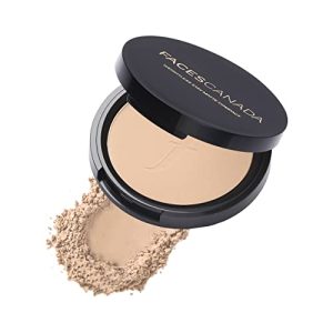 FACES CANADA Weightless Matte Finish Compact Powder – Ivory 01 | 9 g | Non Oily Matte Look | Evens Out Complexion | Hides Imperfections | Blends Effortlessly | Pressed Powder For All Skin Types
