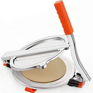 VIYU Manual Stainless Steel Puri Maker Press Machine with Pre Fitted Handle, Large for Kitchen, 6 Inches