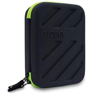 Tizum Portable Electronic Travel Gadgets and Accessories Organizer, Multipurpose Pouch,USB Cable, Power Banks and Adapters,Hard Disk,Pen Drives, Card Organizer, Travel Friendly (Black)