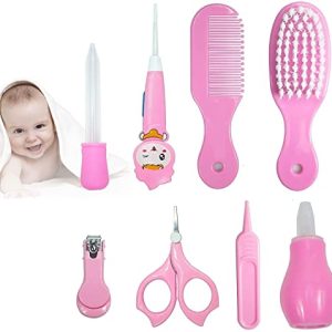 Episkey Baby Grooming Kit, Newborn Baby, Toddler, Kids Care Accessories Set, Portable Nursery Infants Care Kit with Scissors Manicure Finger Puppet, Ideal for Travelling & Home Use (Set of 1)