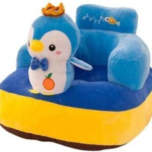 ToyHub Baby Sitting Sofa Kids Furniture 1 Year Baby Boy Girl Birthday Gift – Penguin Blue