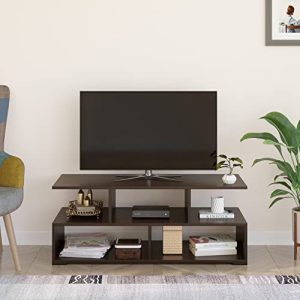 BLUEWUD Victor Engineered Wood Tv Entertainment Unit Cabinet with Storage, Wenge, for Upto 42″
