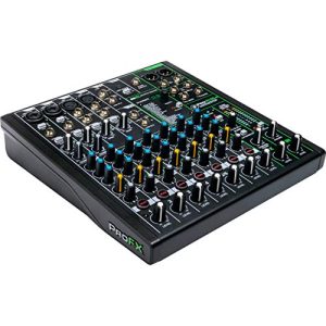 Mackie ProFXv3 Series, 10-Channel Professional Effects Mixer with USB, Onyx Mic Preamps and GigFX effects engine – (ProFX10v3)