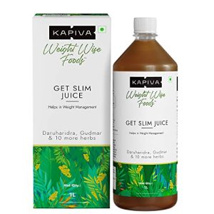 Kapiva Get Slim Juice | Healthy Weight Management Through 12 Ayurvedic Herbs | Aids Metabolism and Digestion (1L)
