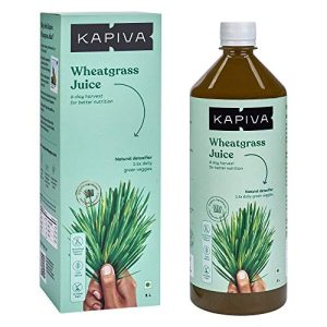Kapiva Wheatgrass Juice – Herbal Supplement to Help Detoxify the Liver, Cleanse the Digestive System, and Purify Blood, 1 L