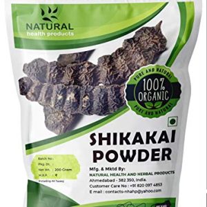 NATURAL HEALTH PRODUCTS NATURAL SHIKAKAI POWDER FOR HAIR, NATURAL ORGANIC HERBS, HAIR STRENGTHENING, HAIR SHAMPOO, SHINE, CONDITIONING, 200GM