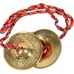 Skywalker Handmade Percussion Instrument – Hand Cymbals Brass Manjira Manjeera – Indian Musical Instrument