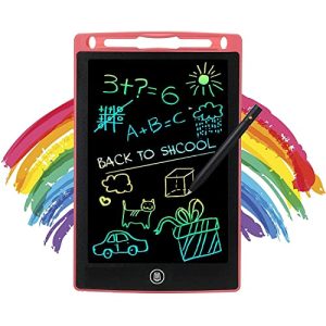 CG_LCD Writing Tablet, 8.5 Inch Colorful Toddler Doodle Board Drawing Tablet, Erasable Reusable Electronic Drawing Pads, Educational and Learning Toy for 3-6 Years Old Boy and Girls