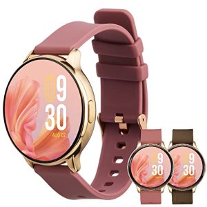 Vibez by Lifelong Smartwatch for Men & Women | 1.28″ HD Display | One Watch .Two Straps |Bluetooth Calling, Multiple Watch Faces, Health Tracker, 7-Day Battery(VBSWW27,Emerald Series)