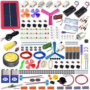 Kit4Curious All in one DIY kit – Solar, Electronic, Robotics, Electrical, Chemistry, Art, Magnetic, Invention Kit with Booklet-Multicolor