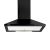 Hindware Smart Appliances Clara Neo wall mounted Kitchen Chimney comes with cassette filter and maximum suction power of 750 m3/hr with push button control (Black 60CM)