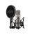 RØDE NT1 5th Generation Large-Diaphragm Studio Condenser Microphone with XLR and USB Outputs, Shock Mount and Pop Filter for Music Production, Vocal Recording and Podcasting (Silver)