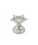 MAA SILVER Pure Silver Diya/Lamp/Deepak with Star Shape Perfect for Gifting and Everyday Pooja Use (97% Purity)(40 Grams)