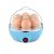 SOFLIN Egg Boiler Electric Automatic Off 7 Egg Poacher for Steaming, Cooking, Boiling and Frying (400 Watts, Blue)