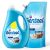 Genteel Liquid Detergent 1kg Bottle + 1kg Refill Pouch | For Top Load & Front Load | Machine & Bucket Wash | with Added Fabric Conditioner