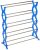 Amazon Brand – Solimo Plastic Shoe Rack, 5 Shelves, Blue