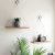 HandiCraft Home Decor Itams, Macrame Hanging Shelves, Wooden Wall Shelves with Handmade Woven Hanger, Pack of 2 Rope Floating Shelf for Photo Frames, Small Plants, Boho Home Decor for Bedroom, Living Room, Bathroom