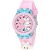 SWADESI STUFF Cute Cartoon Multi Color Lights Rubber Strap Analog Watch for Girls