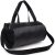 AUXTER Faux Leather 23 Cms Duffle Bag(AUX_GB_LE_Black -SE_0521_Black)