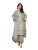 Miss Ethnik Women’s Faux Georgette Semi Stitched Top With Unstitched Santoon Bottom and Nazmin Dupatta Embroidered Straight Kurta Dress Material (Pakistani Salwar Suit)