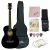 Henrix 38C PRO 38 Inch Cutaway Acoustic Guitar With with Die-cast Tuners, Dual-action Truss Rod, Gig-Bag, Picks, String set, String Winder, Strap & Polishing Cloth – Black