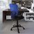 CELLBELL C83 Mesh Mid-Back Ergonomic Office Chair/Study Chair/Revolving Chair/Computer Chair for Work from Home Metal Base Chair[Blue]