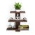 Furniture Cafe® Wooden Wall Shelves for Living Room | for Home Decor Items | Floating Book Rack for Study Room, Office, Kitchen 3Tiers | Size- Standard | Colour- Brown