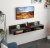 BLUEWUD Reynold Engineered Wood Tv Entertainment Wall Unit Wenge, Large, for Upto 50″