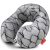 Trajectory Neck Pillow Rest Cushion in Dragon Design with Soft Holland for Travel in Flight Car Train Airplane with 2 Years Warranty for Sleeping for Men and Women