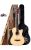 Intern INT-38C Natural Linden Wood Acoustic Guitar Kit with Carry Bag & Picks