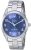 Timex Men’s TW2T46100 Briarwood 40mm Silver-Tone/Blue Stainless Steel Expansion Band Watch