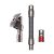 Dyson Pet Grooming Kit (Compatible with V8, V11, V12 & V15 Cord-Free vacuums), Grey