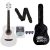 Intern 38C Wooden Acoustic Steel-String Guitar Premium White Cutaway Design With Carry Bag, Strings, Guitar Strap And Plectrums (Int-38C-Wh)